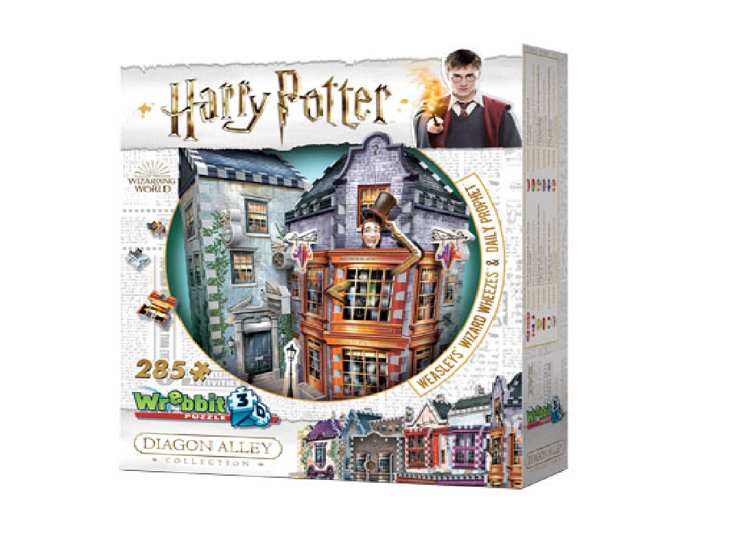 Harry Potter 3D Puzzle DAC Weasleys Zauberhafte Zauberscherze & Der Tagesprophet
