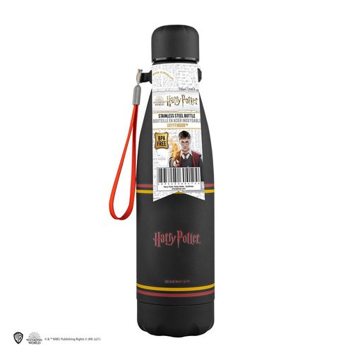 Harry Potter Edelstahl-Trinkflasche Gryffindor