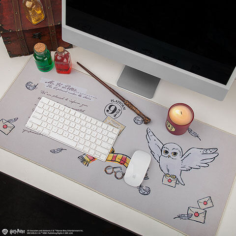 Harry Potter Schreibtischmatte Hedwig - Schreibtischunterlage Desktop Matte