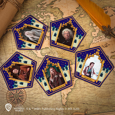 Harry Potter Schokoladenfrosch-Form + 6 Papiere Box + 12 Zaubererkarten